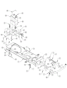 Frame parts for Huskee / Husky Garden Tractor 14AP805K730 / 2006 from AppliancePartsPros.com