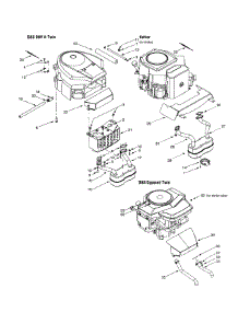Engine Accessories parts for Huskee / Husky Garden Tractor 14AR807P131 / 2001 from AppliancePartsPros.com