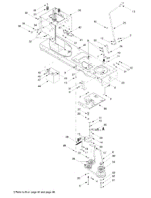 Pto Manual, Battery, Frame parts for Huskee / Husky Garden Tractor 14AR808K131 / 2002 from AppliancePartsPros.com