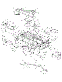 Deck Assembly 54-Inch parts for Huskee / Husky Garden Tractor 14AR808K131 / 2003 from AppliancePartsPros.com