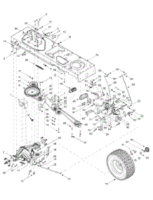 Drive, Controls parts for Huskee / Husky Garden Tractor 14AR808K131 / 2003 from AppliancePartsPros.com