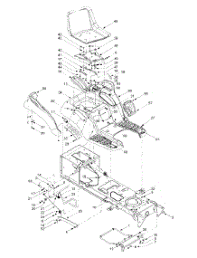 Seat, Fender Assembly parts for Huskee / Husky Garden Tractor 14AT808H731 / 2004 from AppliancePartsPros.com