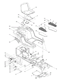 Seat, Frame, Frame Components parts for Huskee / Husky Garden Tractor 14AV807P131 / 2000 from AppliancePartsPros.com