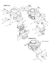 Engine Accessories parts for Huskee / Husky Garden Tractor 14AZ808K131 / 2002 from AppliancePartsPros.com