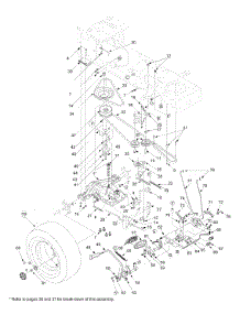 Drive, Controls parts for Huskee / Husky Garden Tractor 14BR808K731 / 2004 from AppliancePartsPros.com