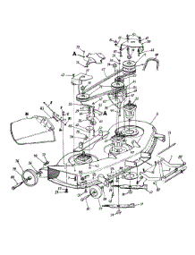 Deck I parts for Huskee / Husky Garden Tractor 14BS833H131 / 1998 from AppliancePartsPros.com