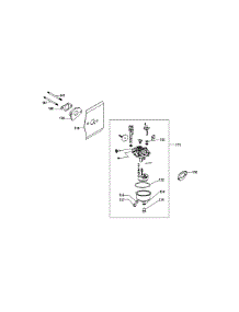 1P65tg Carburetor Assembly parts for Huskee / Husky Tiller 21A-22MK031 / 2012 from AppliancePartsPros.com