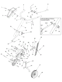 Chain Case And Tines parts for Huskee / Husky Tiller 21A-395A730 / 2006 from AppliancePartsPros.com