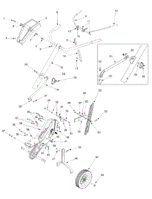 Chain Case & Tines parts for Huskee / Husky Tiller 21A-395A730 / 2007 from AppliancePartsPros.com
