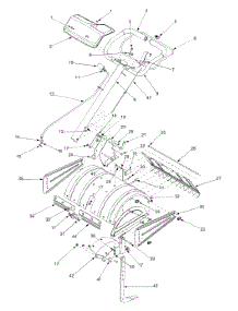 General Assembly parts for Huskee / Husky Tiller 21AA412C731 / 2004 from AppliancePartsPros.com