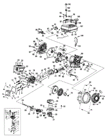 Engine Assembly 170-V0a parts for Huskee / Husky Tiller 21AA45M5031 / 2010 from AppliancePartsPros.com