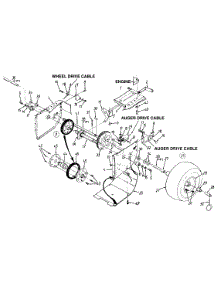 Wheel Assembly Complete parts for Huskee / Husky Snow Thrower 314-646F131 / 1994 from AppliancePartsPros.com