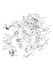 Handle Assembly parts for Huskee / Husky Snow Thrower 316-613E131 / 1996 from AppliancePartsPros.com