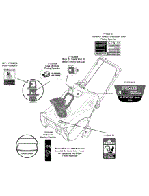 Label Map Huskee parts for Huskee / Husky Snow Thrower 31A-2M1A731 / 2008 from AppliancePartsPros.com