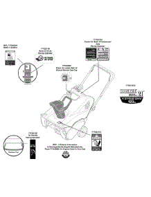 Label Map Huskee parts for Huskee / Husky Snow Thrower 31A-2M1A731 / 2009 from AppliancePartsPros.com