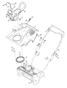 Shroud, Chute & Handle parts for Huskee / Husky Snow Thrower 31A-2M1E731 / 2012 from AppliancePartsPros.com
