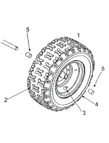 Wheel Assemblies parts for Huskee / Husky Snow Thrower 31AE640F131 / 2001 from AppliancePartsPros.com