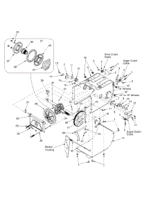 Drive & Frame parts for Huskee / Husky Snow Thrower 31AE643G131 / 2003 from AppliancePartsPros.com
