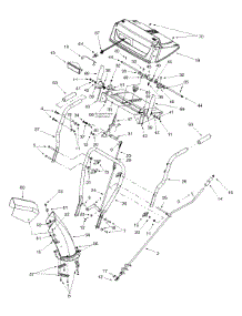Handle & Controls Assembly parts for Huskee / Husky Snow Thrower 31AE663G131 / 2001 from AppliancePartsPros.com
