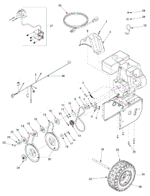 Belt Drive parts for Huskee / Husky Snow Thrower 31AE663G131 / 2003 from AppliancePartsPros.com
