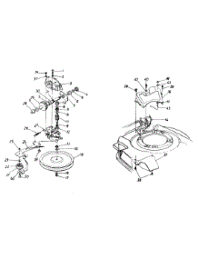 Transmission parts for Huskee / Husky Self-Propelled Walk-Behind Mower 126-528T131 / 1996 from AppliancePartsPros.com