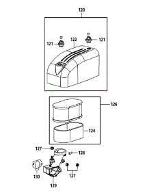4P90jub Air Intake parts for Huskee / Husky Lawn Tractor 13A276LF031 / 2013 from AppliancePartsPros.com