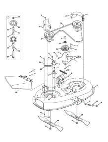 Mower Deck parts for Huskee / Husky Lawn Tractor 13A276LF031 / 2013 from AppliancePartsPros.com