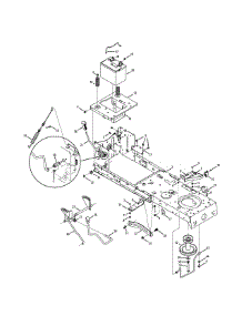 Frame & Pto Lift parts for Huskee / Husky Lawn Tractor 13AC76LF031 / 2011 from AppliancePartsPros.com