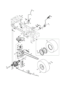 Transmission Drive Assembly parts for Huskee / Husky Lawn Tractor 13AC76LF031 / 2011 from AppliancePartsPros.com
