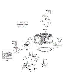 4P90ju Crankcase parts for Huskee / Husky Lawn Tractor 13W2775S231 / 2012 from AppliancePartsPros.com