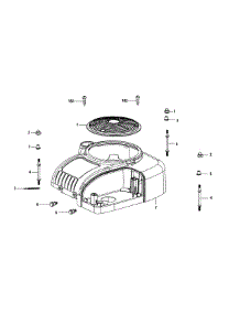 4P90hub Engine Shroud parts for Huskee / Husky Lawn Tractor 13W277SS031 / 2015 from AppliancePartsPros.com