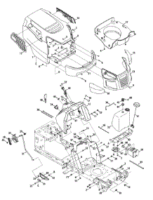 Hood S Style parts for Huskee / Husky Lawn Tractor 13W277SS231 / 2015 from AppliancePartsPros.com