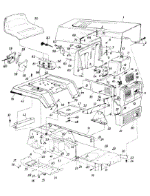 Parts parts for J.C. Penney Lawn Tractor 1861B from AppliancePartsPros.com