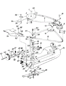 Parts parts for J.C. Penney Lawn Tractor 1863B / 1985 from AppliancePartsPros.com