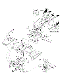 Rear Tine Tiller parts for J.C. Penney Tiller 212-430-101 / 1992 from AppliancePartsPros.com
