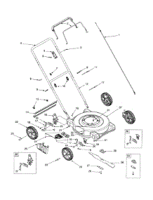 General Assembly parts for Lawn Chief Push Walk-Behind Mower 11A-072A022 / 2001 from AppliancePartsPros.com
