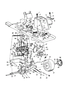 Drive Pedal Assembly, Wheels, Rear parts for Lawn Chief Lawn Tractor 13AB560B722 / 1997 from AppliancePartsPros.com