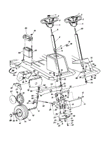 Steering Assembly / Wheel, Front / Battery / Front Axle parts for Lawn Chief Lawn Tractor 13AB560B722 / 1997 from AppliancePartsPros.com