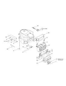 Engine Accessories-B&S Ohv V-Twin parts for Lawn Chief Lawn Tractor 13AG619H022 / 2000 from AppliancePartsPros.com
