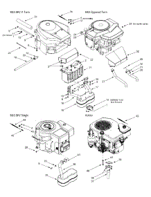 Engine Accessories parts for Lawn Chief Lawn Tractor 13AG619H022 / 2002 from AppliancePartsPros.com