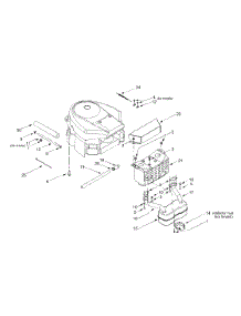 Muffler & Engine Accessories B&S Ohv V-Twin parts for Lawn Chief Lawn Tractor 13BR609G022 / 2000 from AppliancePartsPros.com