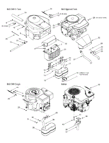 Engine Accessories parts for Lawn Chief Lawn Tractor 13BR609G022 / 2002 from AppliancePartsPros.com