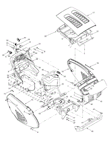 Hood Style 9, Fuel Tank, Electrical parts for Lawn Chief Lawn Tractor 13BR609G022 / 2002 from AppliancePartsPros.com