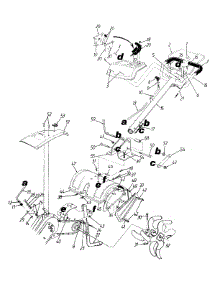 General Assembly parts for Lawn Chief Tiller 214-410-320 / 1994 from AppliancePartsPros.com