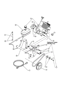 Engine & V-Belt parts for Lawn Chief Snow Thrower 316E140-022 / 1996 from AppliancePartsPros.com