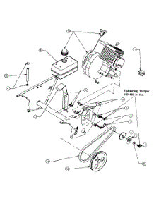 Engine & V-Belt parts for Lawn Chief Snow Thrower 317-140-022 / 1997 from AppliancePartsPros.com