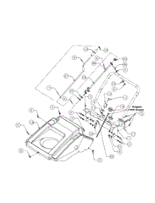 Chute Crank & Dash parts for Lawn Chief Snow Thrower 31AE172-022 / 2000 from AppliancePartsPros.com