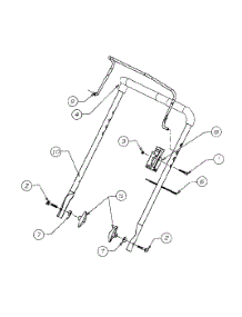 Handle parts for Lawn Chief Snow Thrower 31AE172-022 / 2000 from AppliancePartsPros.com