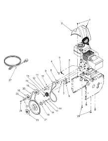 Engine And V-Belts parts for Lawn Chief Snow Thrower 31AE600E022 / 2000 from AppliancePartsPros.com