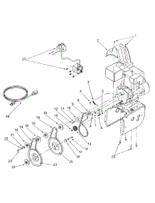 Engine & V-Belts parts for Lawn Chief Snow Thrower 31AE660G022 / 2001 from AppliancePartsPros.com